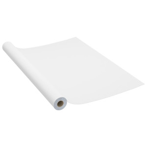 Folie De Mobilier Autoadezivă, Alb, 500 X 90 Cm, Pvc