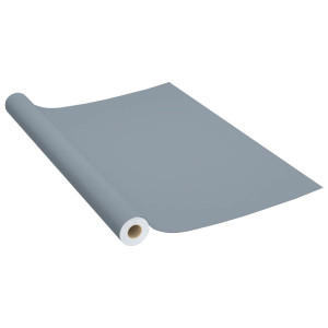 Folie De Mobilier Autoadezivă, Gri, 500 X 90 Cm, Pvc