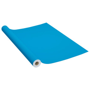Folie De Mobilier Autoadezivă, Azuriu, 500 X 90 Cm, Pvc