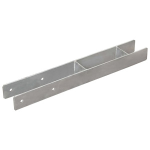 Ancore De Gard, 2 Buc., Argintiu, 7X6X60 Cm, Oțel Galvanizat