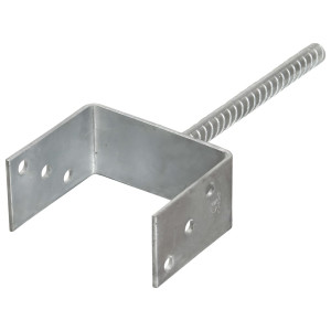 Ancore De Gard, 6 Buc., Argintiu, 12X6X30 Cm, Oțel Galvanizat