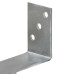 Ancore De Gard, 6 Buc., Argintiu, 12X6X30 Cm, Oțel Galvanizat