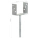 Ancore De Gard, 6 Buc., Argintiu, 12X6X30 Cm, Oțel Galvanizat