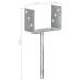 Ancore De Gard, 6 Buc., Argintiu, 14X6X30 Cm, Oțel Galvanizat