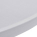 Husă De Masă Cu Picior Ø60 Cm, 4 Buc., Alb, Elastic