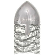 Coif Cavaler Antichizat, Jocuri Pe Roluri, Argintiu, Oțel