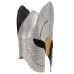 Coif Cavaler Medieval, Fantezie, Jocuri Roluri, Argintiu, Oțel