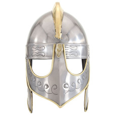Coif Cavaler Antichizat Beowulf Jocuri Pe Roluri Argintiu Oțel