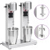 Mixer De Milkshake Cu 2 Vase, Oțel Inoxidabil, 2 L