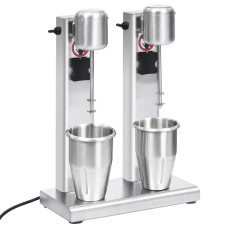 Mixer De Milkshake Cu 2 Vase, Oțel Inoxidabil, 2 L