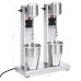 Mixer De Milkshake Cu 2 Vase, Oțel Inoxidabil, 2 L