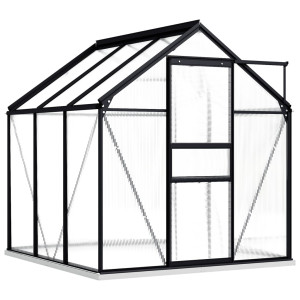 Seră Cu Cadru De Bază, Antracit, 3,61 M², Aluminiu