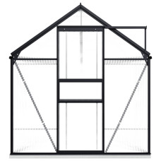 Seră Cu Cadru De Bază, Antracit, 7,03 M², Aluminiu