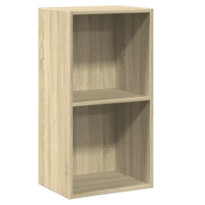 Bibliotecă 2 Rafturi Stejar Sonoma 40X30X76,5 Cm Lemn Prelucrat