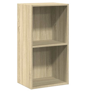 Bibliotecă 2 Rafturi Stejar Sonoma 40X30X76,5 Cm Lemn Prelucrat