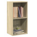 Bibliotecă 2 Rafturi Stejar Sonoma 40X30X76,5 Cm Lemn Prelucrat