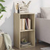 Bibliotecă 2 Rafturi Stejar Sonoma 40X30X76,5 Cm Lemn Prelucrat