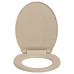 Capac Wc Cu Închidere Silențioasă, Bej, Oval