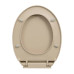 Capac Wc Cu Închidere Silențioasă, Bej, Oval