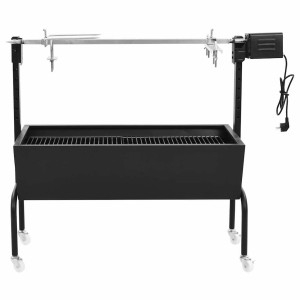 Grătar Cu Rotisor Electric, Oțel Inoxidabil