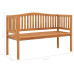 Bancă De Grădină, 150 Cm, Lemn Masiv De Tec