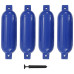 Bară De Protecție Barcă, 4 Buc., Albastru, 51X14 Cm, Pvc
