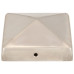Capace Stâlpi De Gard Piramidă 6 Buc. 81X81 Mm Oțel Inoxidabil