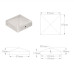 Capace Stâlpi De Gard Piramidă 6 Buc. Metal Galvanizat 81X81 Mm