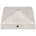 Capace Stâlpi De Gard Piramidă 6 Buc. Metal Galvanizat 91X91 Mm