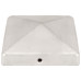 Capace Stâlpi Gard Piramidă 6 Buc. Metal Galvanizat 101X101 Mm