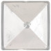 Capace Stâlpi Gard Piramidă 6 Buc. Metal Galvanizat 101X101 Mm
