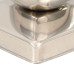Capace Stâlpi Tip Glob, 6 Buc., 71 X 71 Mm, Oțel Inoxidabil