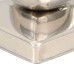 Capace Stâlpi Tip Glob, 6 Buc., 91 X 91 Mm, Oțel Inoxidabil