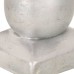 Capace Stâlpi Tip Glob, 6 Buc., 71 X 71 Mm, Metal Galvanizat