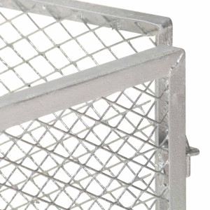 Compostor De Grădină, 100X100X77 Cm, Fier Galvanizat