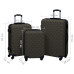 Set De Valize Cu Carcasă Rigidă, 3 Piese, Antracit, Abs