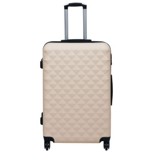 Set De Valize Cu Carcasă Rigidă, 2 Piese, Auriu, Abs
