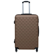 Set De Valize Cu Carcasă Rigidă, 2 Piese, Maro, Abs