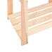 Etajere Cu 3 Niveluri, 2 Buc., 60X38X90 Cm, Pin Masiv, 150 Kg