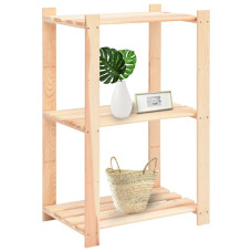 Etajere Cu 3 Niveluri, 10 Buc., 60X38X90 Cm, Pin Masiv, 150 Kg