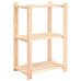 Etajere Cu 3 Niveluri, 10 Buc., 60X38X90 Cm, Pin Masiv, 150 Kg