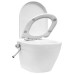 Vas Wc Suspendat Fără Ramă Cu Funcție De Bideu, Alb, Ceramică