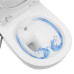 Vas Wc Suspendat Fără Ramă Cu Funcție De Bideu, Alb, Ceramică