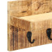 Cuier De Haine De Perete, 60 X 15 X 20 Cm, Lemn Masiv De Mango