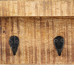 Cuier De Haine De Perete, 60 X 15 X 20 Cm, Lemn Masiv De Mango