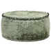 Fotoliu Puf Rotund, Verde, 40 X 20 Cm, Catifea
