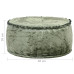 Fotoliu Puf Rotund, Verde, 40 X 20 Cm, Catifea