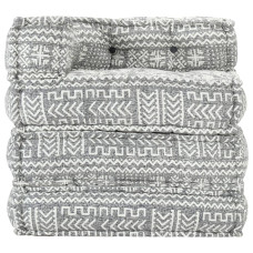 Fotoliu Puf Modular, Gri Deschis, Material Textil