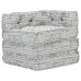 Fotoliu Puf Modular, Gri Deschis, Material Textil