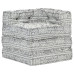 Fotoliu Puf Modular, Gri Deschis, Material Textil